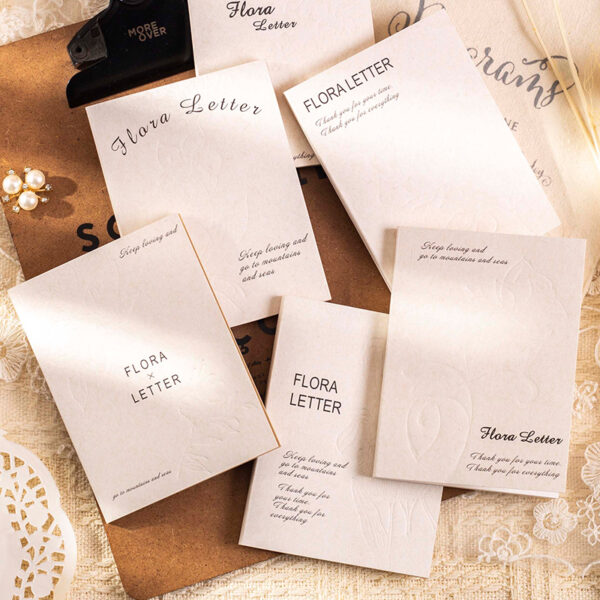 Decorative Paper Set Flora Background Paper 30PCS - Image 3