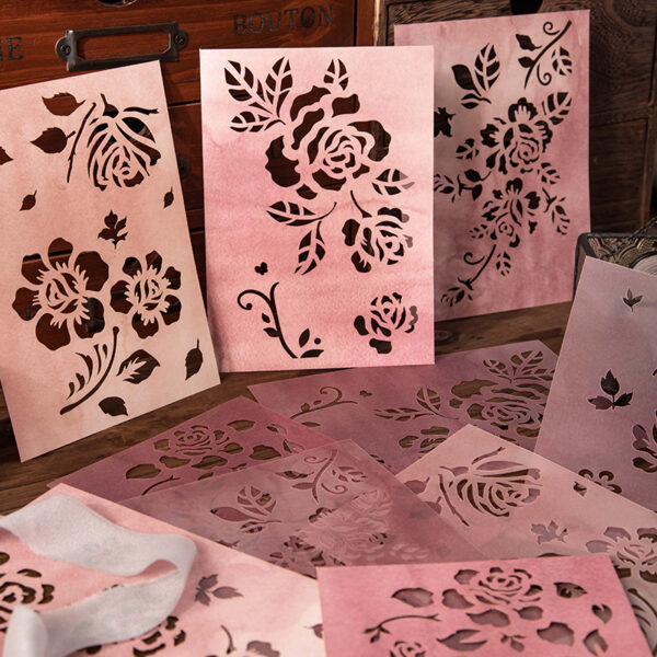 Decorative Paper Plant Theme Decorative Backing Stickers 10PCS - Image 3