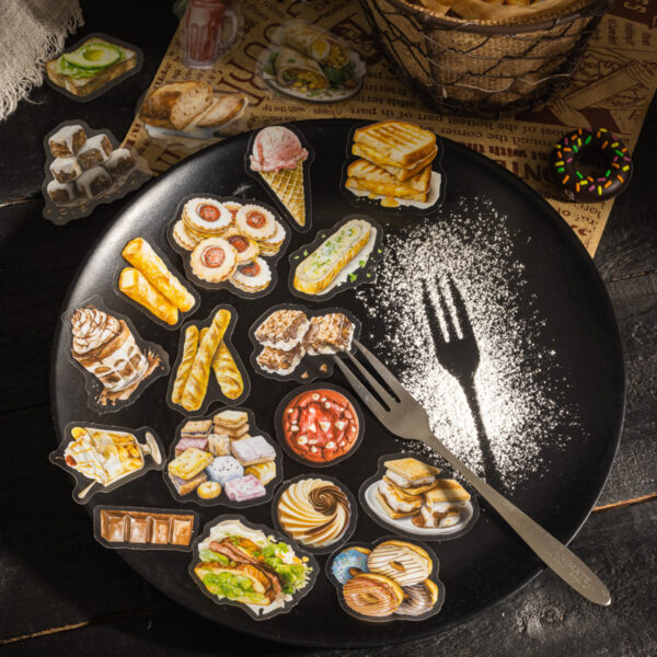 Sticker Pack Food Theme Stickers 100pcs - Image 9