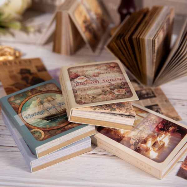 Decorative Paper Set Vintage Decorative Paper 80PCS - Image 5