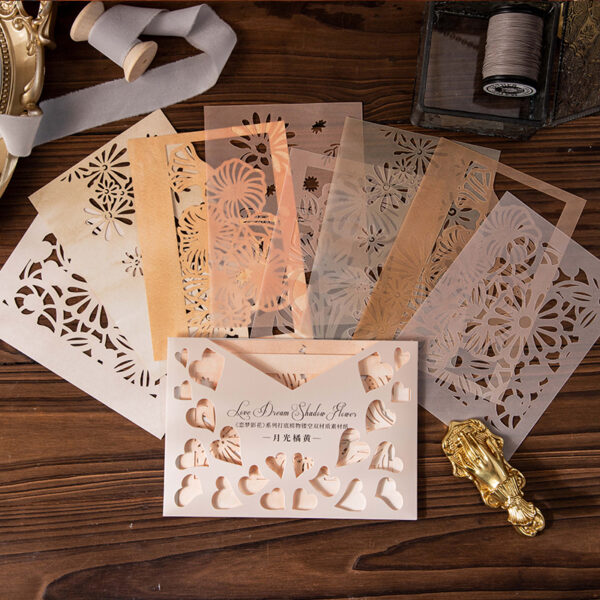 Decorative Paper Plant Theme Decorative Backing Stickers 10PCS - Image 7