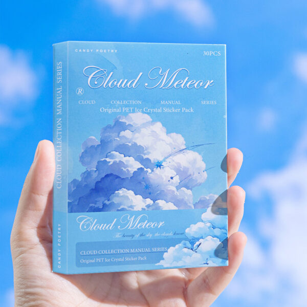 PET sticker pack Cloud theme stickers 30PCS - Image 5