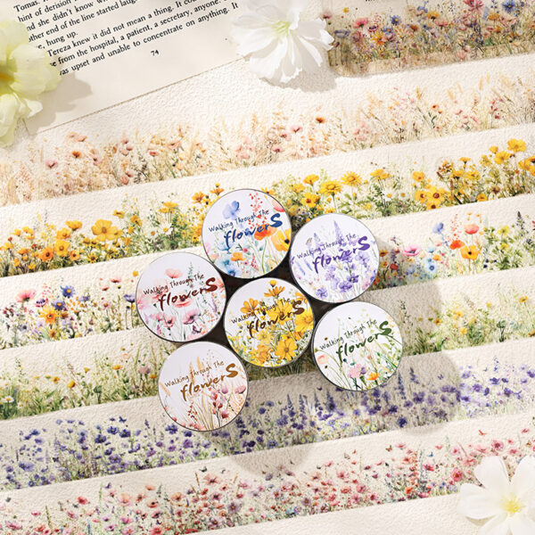 Tape Flower Road Series Flower Theme Tape 2m - Image 2