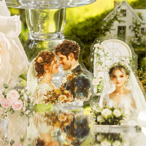 wedding theme stickers