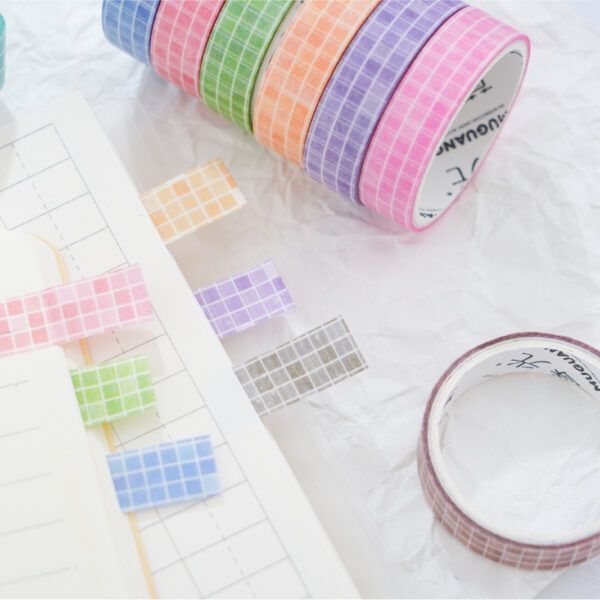 Tape Set Basic Style Collection Candy Colors 10 Rolls - Image 3