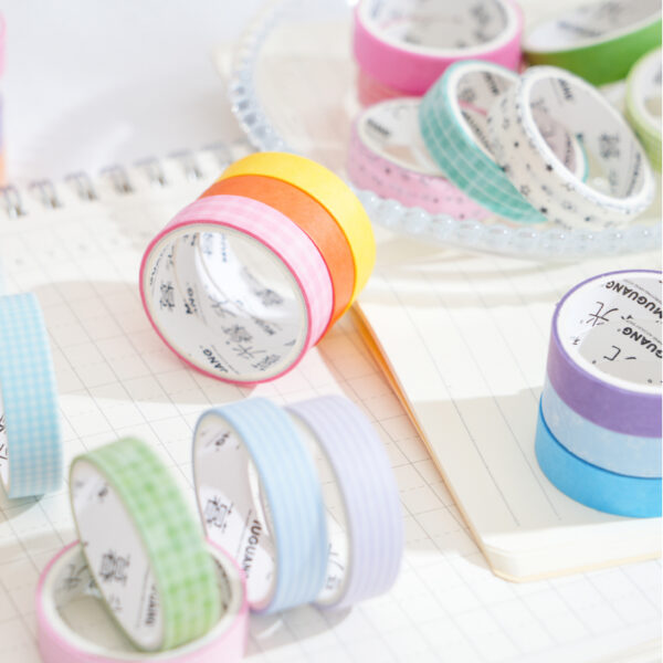 Tape Set Basic Style Collection Candy Colors 10 Rolls - Image 5