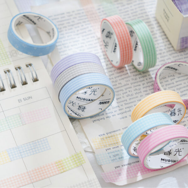 Tape Set Basic Style Collection Candy Colors 10 Rolls - Image 6