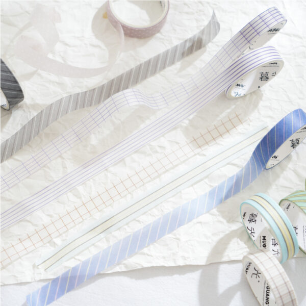 Tape Set Basic Style Collection Candy Colors 10 Rolls - Image 7