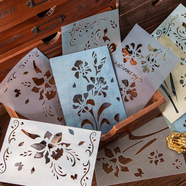 Decorative Paper Plant Theme Decorative Backing Stickers 10PCS - Image 10