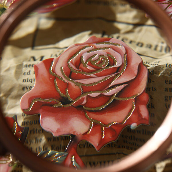 Material Pack Flower Retro Gold-stamped Bouquet 8PCS - Image 13