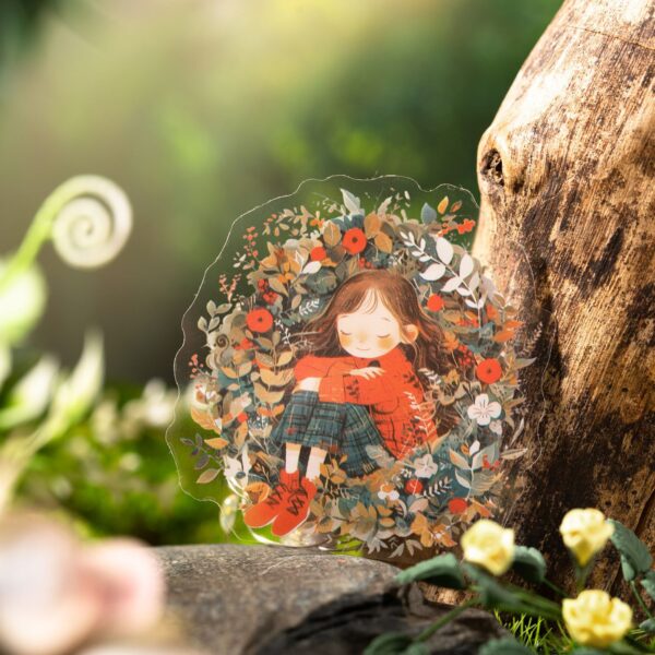 Stickers Healing Forest Series Girl Theme Stickers 12pcs - Image 3