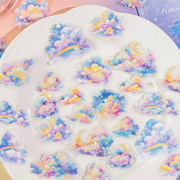 PET sticker pack Cloud theme stickers 30PCS