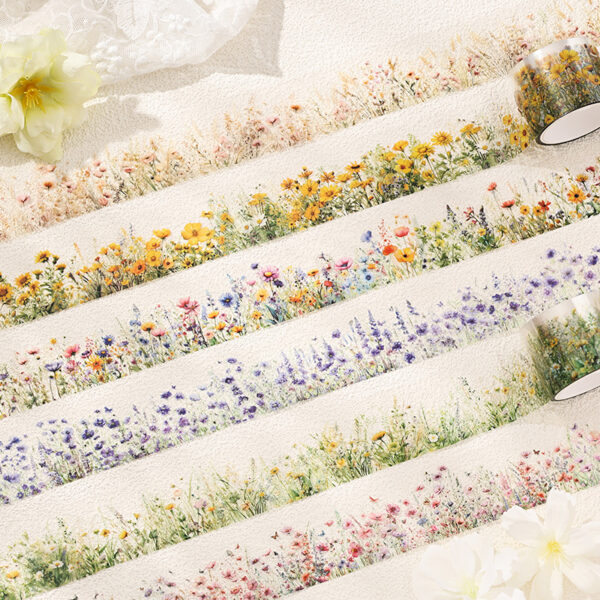 Tape Flower Road Series Flower Theme Tape 2m
