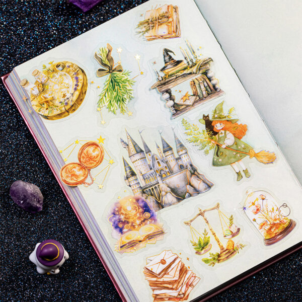 magic theme stickers