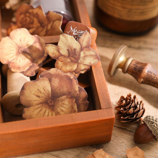 Sticker Pack Natural Boundless Fallen Leaves Specimen Theme 15PCS - Image 3