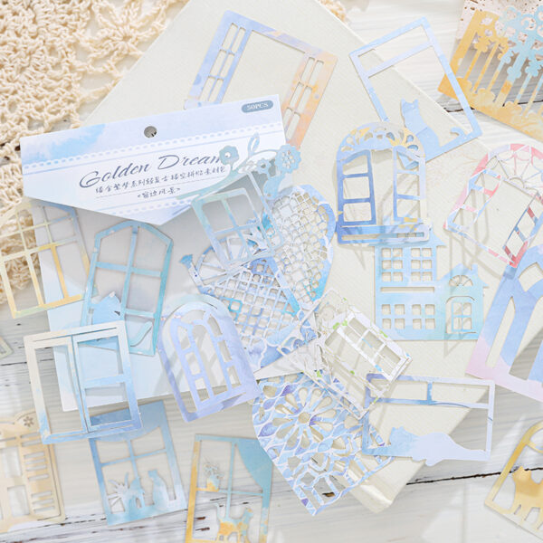 Paper Pack Retro Hollow Paper 25PCS - Image 2