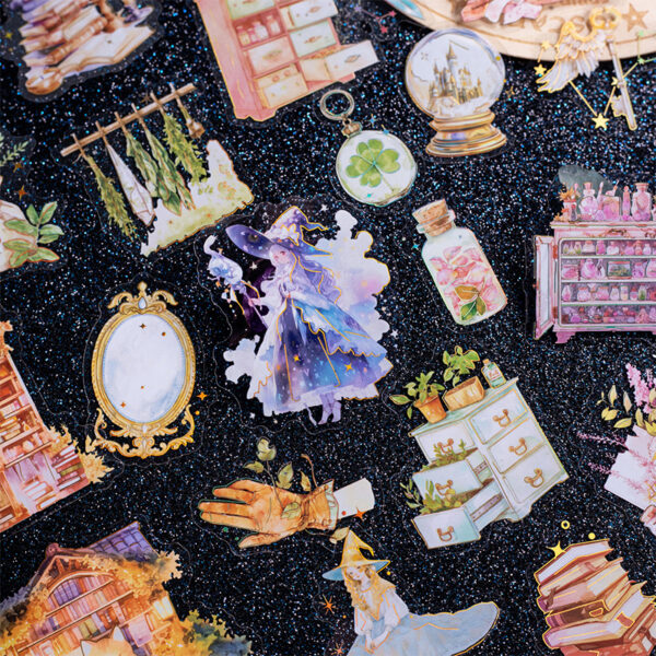 magic theme stickers