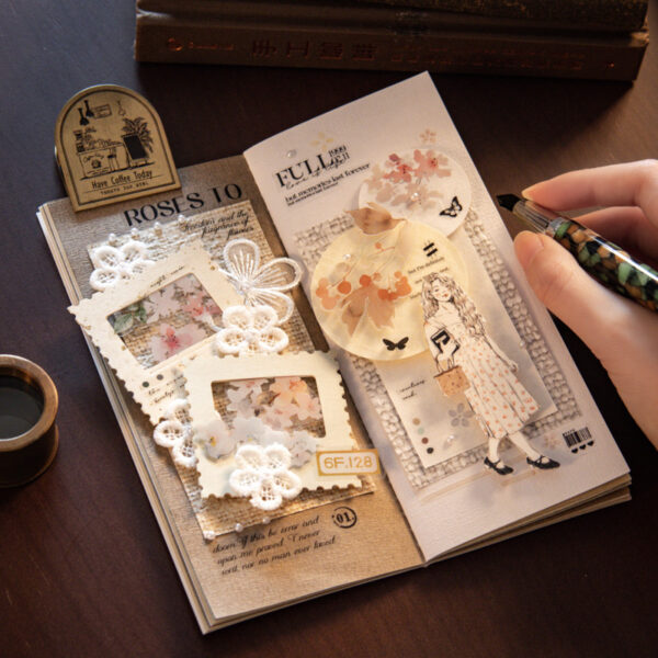 Decor Paper Cafe Series Coffee Theme 30 sheets - Image 6