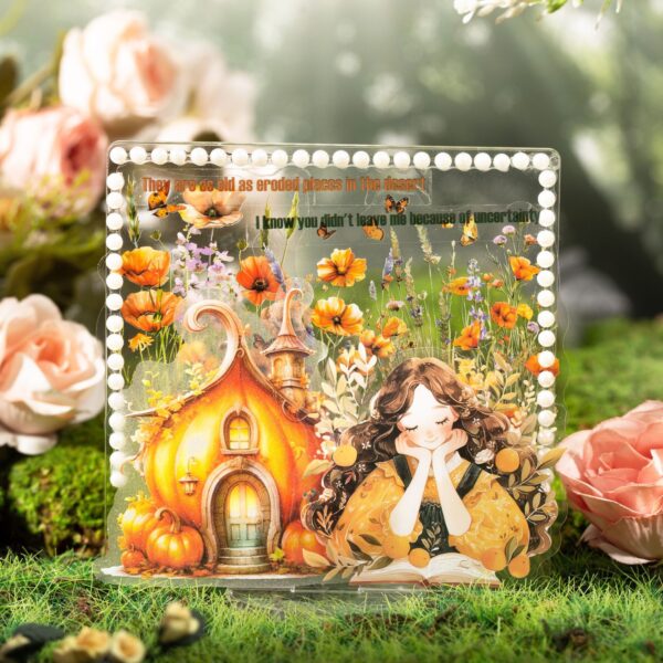 Stickers Healing Forest Series Girl Theme Stickers 12pcs