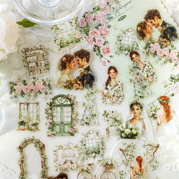 wedding theme stickers