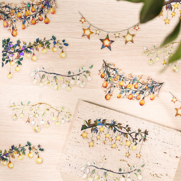 Sticker Pack Colorful Light Theme Stickers 12PCS - Image 4