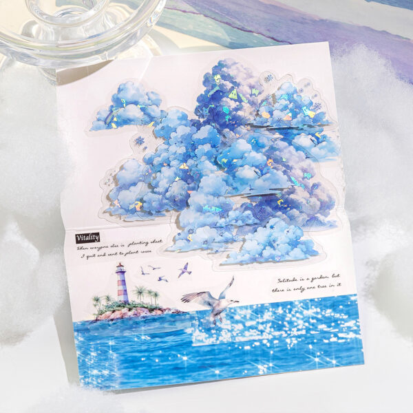 PET sticker pack Cloud theme stickers 30PCS - Image 4