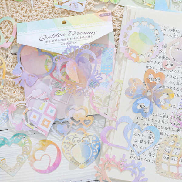 Paper Pack Retro Hollow Paper 25PCS - Image 4