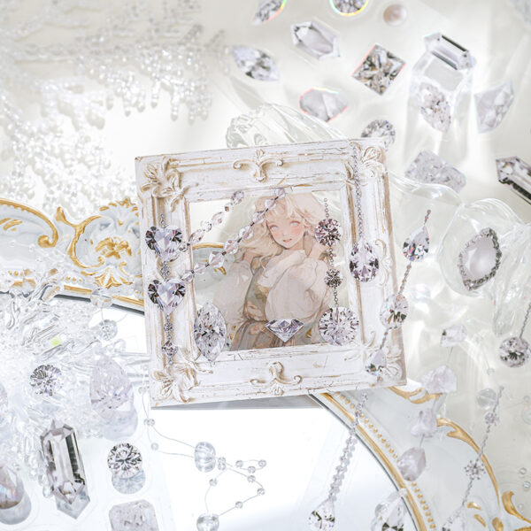 Pre-cut PET stickers Gemstone and Diamond Theme 3 Sheets - Image 6