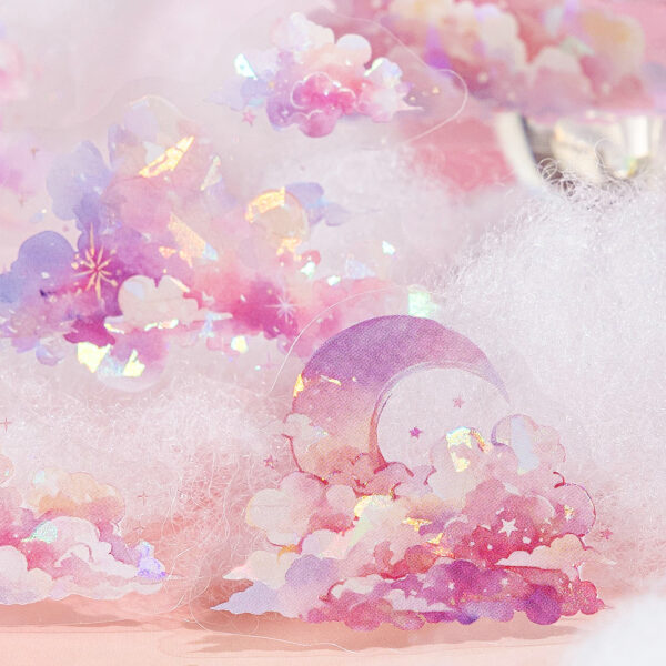 PET sticker pack Cloud theme stickers 30PCS - Image 6