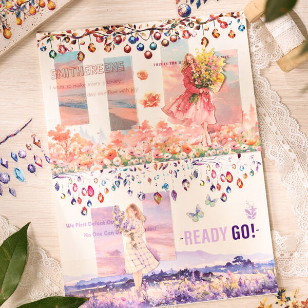 Sticker Pack Colorful Light Theme Stickers 12PCS - Image 6