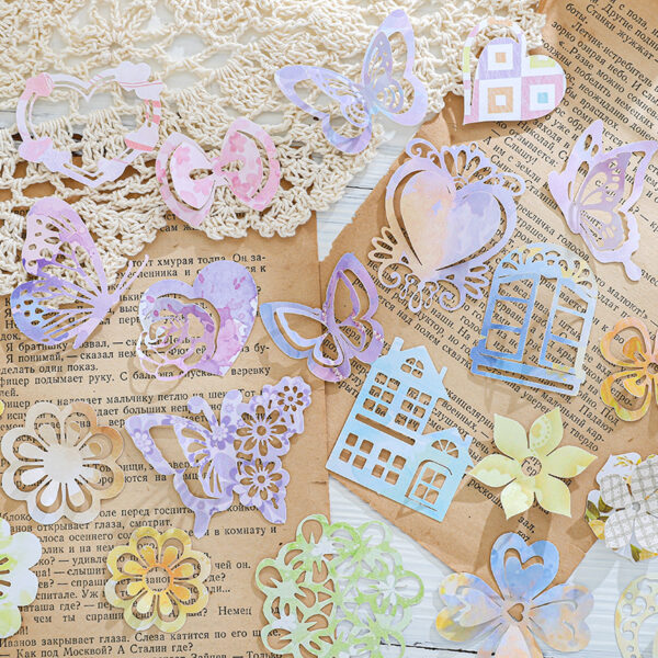 Paper Pack Retro Hollow Paper 25PCS - Image 6
