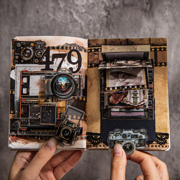 Material Pack Time Collection Vintage Stickers & Papers 90pcs - Image 6