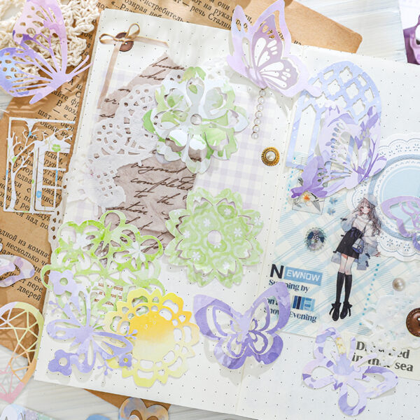 Paper Pack Retro Hollow Paper 25PCS - Image 7
