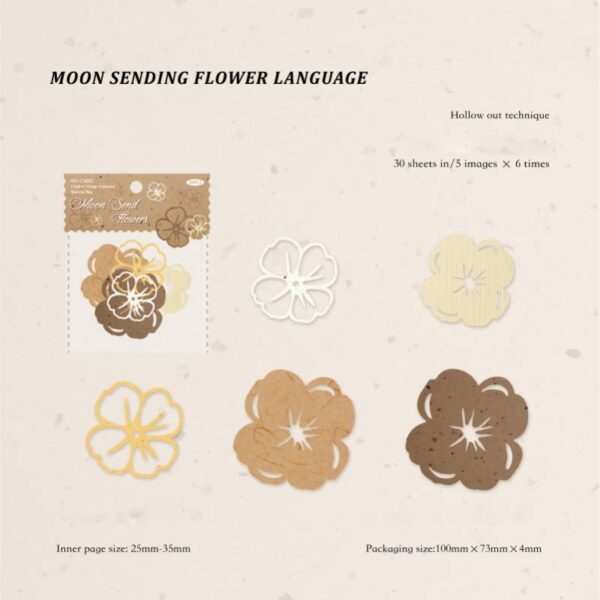 Decoration Pack Hollow Flower Decoration 30PCS - Image 18