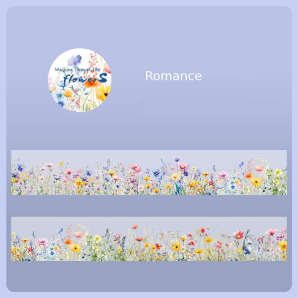 Tape Flower Road Series Flower Theme Tape 2m - Image 16