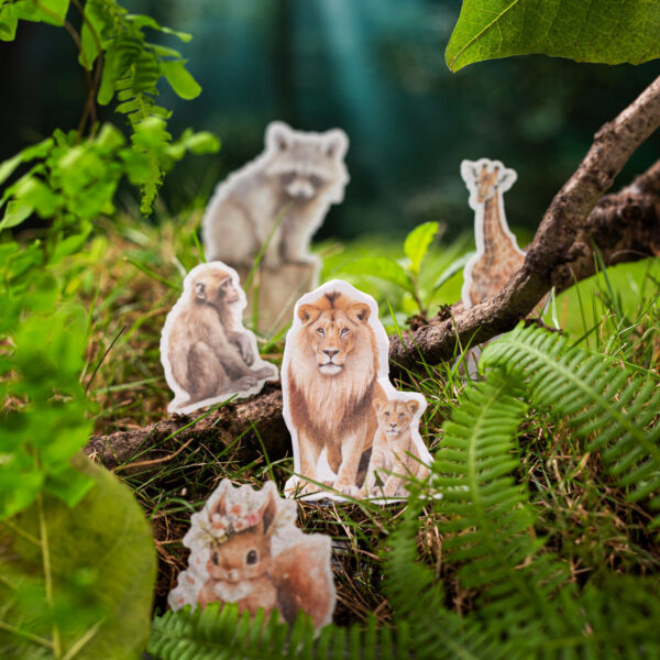 Sticker Pack Animal United Series Animal Theme Stickers 50 Pieces