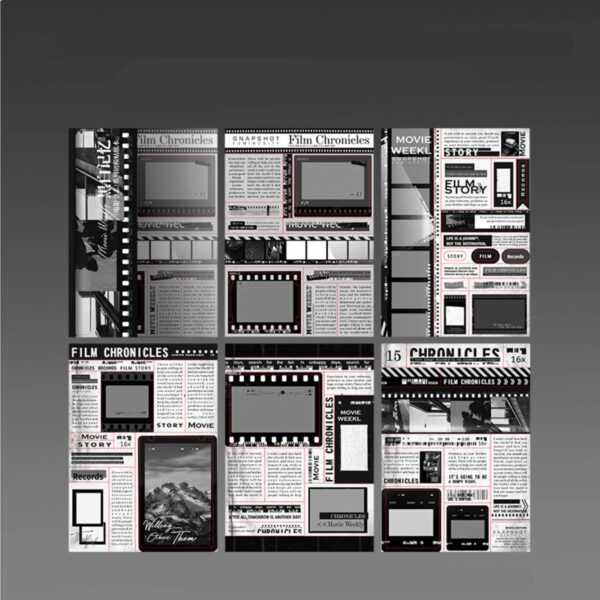 Sticker Book Movie Theme Stickers 10 Sheets - Image 4