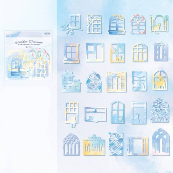 Paper Pack Retro Hollow Paper 25PCS - Image 9