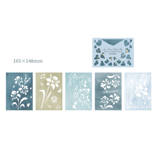 Decorative Paper Plant Theme Decorative Backing Stickers 10PCS - Image 11