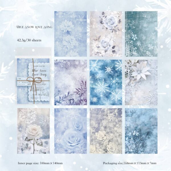 Decorative Paper Vintage Flower Theme 30 Sheets - Image 5