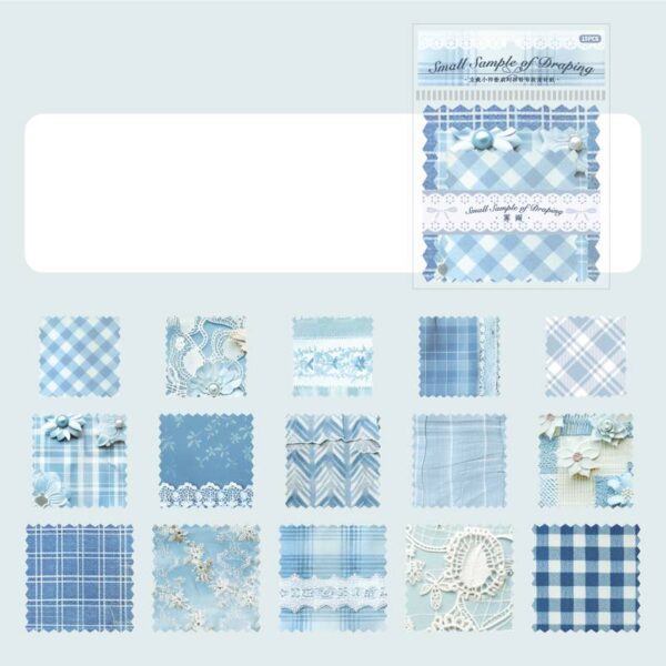 Decorative Paper Patchwork Fabric Theme 30PCS - Image 9