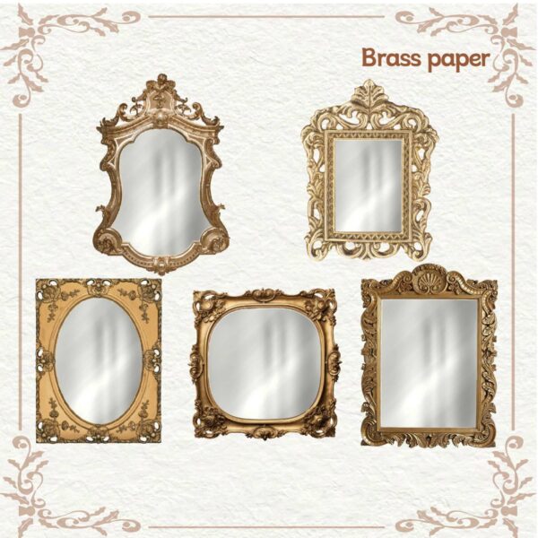 Decor Paper Magic Silver Mirror Theme 10pcs - Image 10