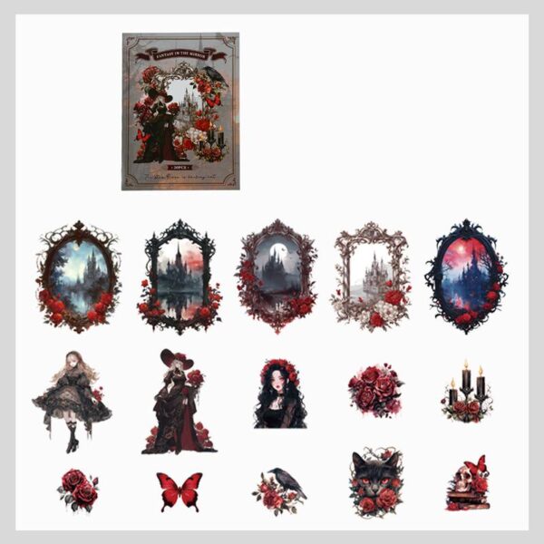 PET sticker pack Dreamland series Fantasy theme stickers 30PCS - Image 10