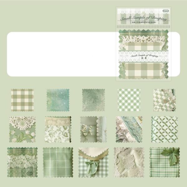 Decorative Paper Patchwork Fabric Theme 30PCS - Image 10