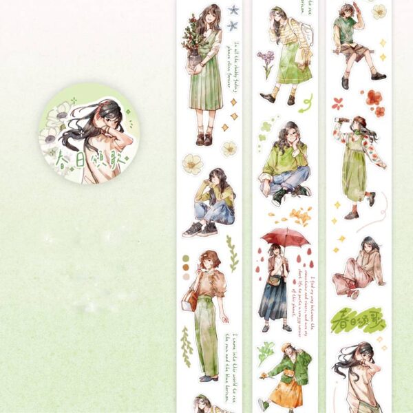 Pre-Cut Tape Roll Life Suite Series Character Theme 2m - Image 11