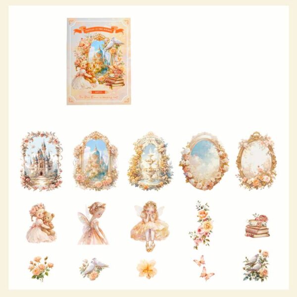 PET sticker pack Dreamland series Fantasy theme stickers 30PCS - Image 12