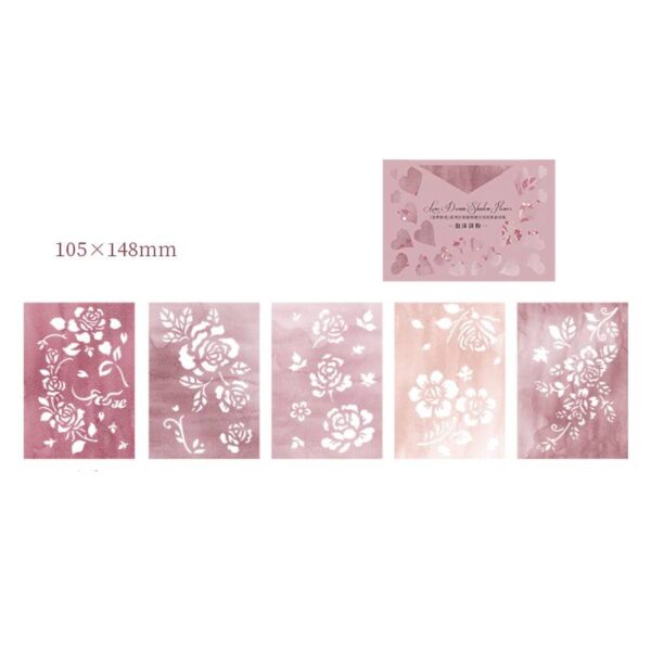 Decorative Paper Plant Theme Decorative Backing Stickers 10PCS - Image 15