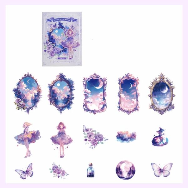 PET sticker pack Dreamland series Fantasy theme stickers 30PCS - Image 13