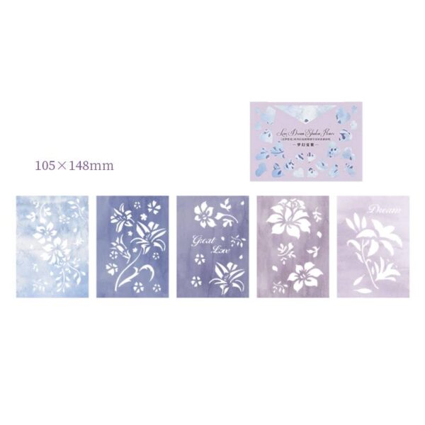 Decorative Paper Plant Theme Decorative Backing Stickers 10PCS - Image 16