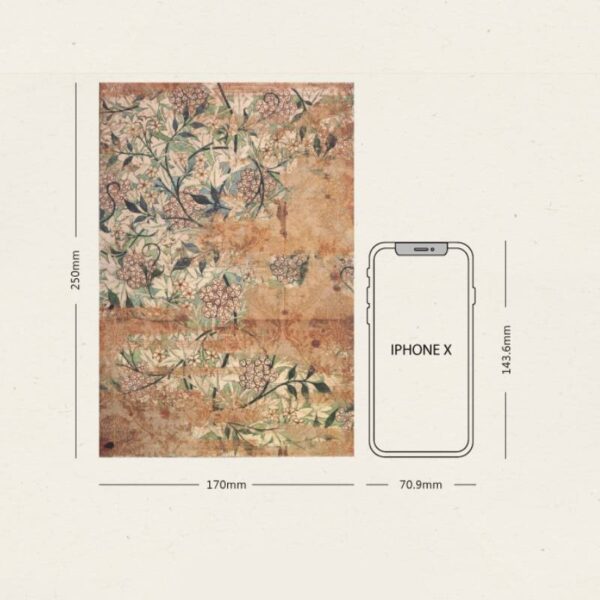 Background Decorative Paper Baroque Remnants Series 20PCS - Image 13